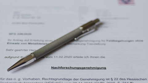Symbolbild Nachforschungsgenehmigung Symbolbild Nachforschungsgenehmigung