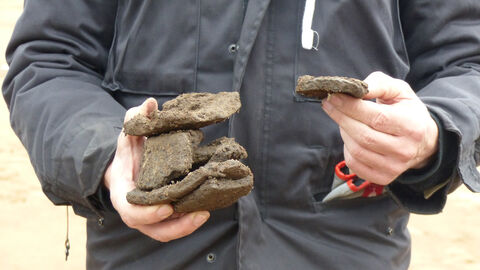 Keramikscherben vom Acker