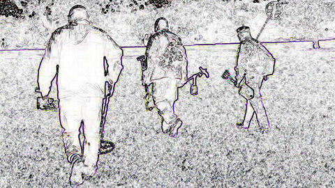 Illegale Sondengänger