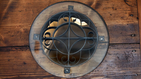 Foto eines Lichtfensters im Haus Helbig