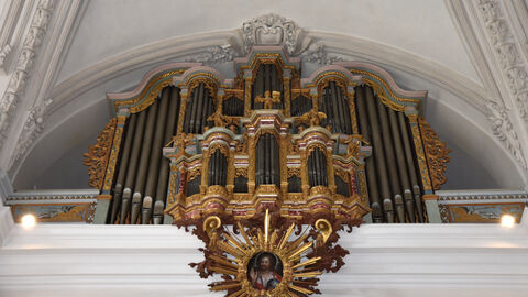 Foto der Orgel der Weilburger Schlosskirche