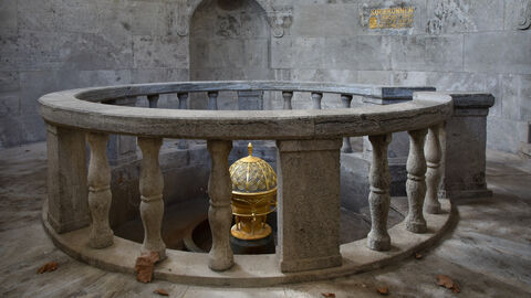 Foto. Der Kurbrunnen in Bad Nauheim.