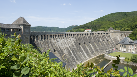 Foto. Die Edertalsperre.