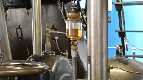 Foto. Detail im Wasserwerk in Hattersheim.