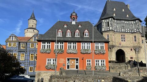 Vorgestellt wurde auch das Projekt eines Solarkatasters für die historische Altstadt von Idstein. Das Kataster liefert eine fundierte Grundlage für die Genehmigung von Solaranalgen. Foto. Die historische Altstadt von Idstein.