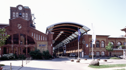 Foto. Der ehemalige Schlachthof in Gießen.