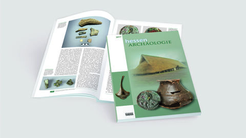 Mockup: Jahrbuch hessenARCHÄOLOGIE Jahrgang 2017