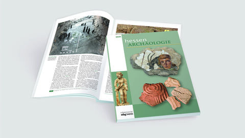 Mockup: Jahrbuch hessenARCHÄOLOGIE Jahrgang 2020
