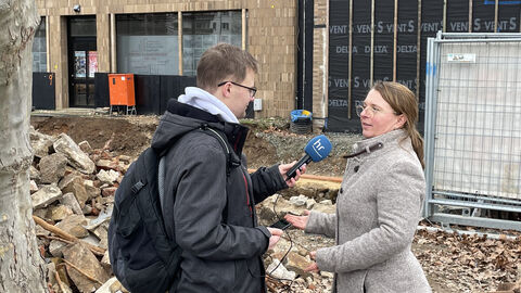 Foto. Dr. Sandra Sosnowski im Interview.