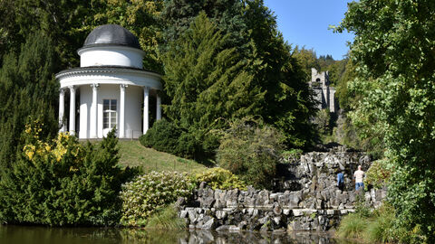 Blick in den Bergpark. 