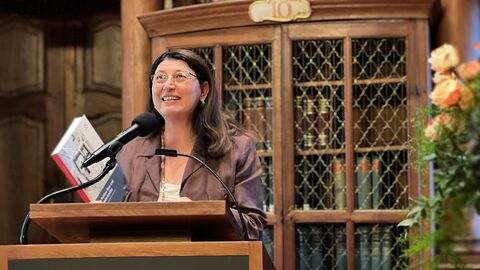 Dr. Alessandra Sorbello Staub am Rednerpult