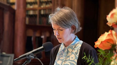 Dr. Hanna Dornieden am Rednerpult