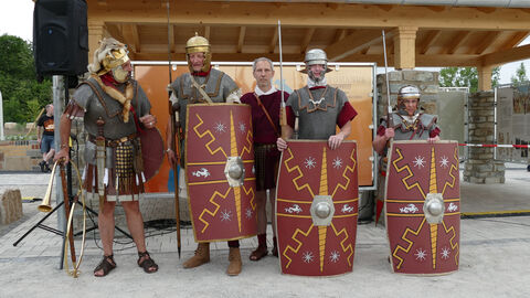 Die Legio-Gruppe des Fördervereins Römisches Waldgirmes e.V. 