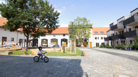 Der Oberhof Blick in den Oberhof