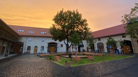 Der Oberhof bei Sonnenuntergang Der Oberhof bei Sonnenuntergang
