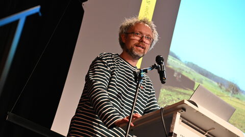 Den Spuren des Bergbaus im Odenwald folgte Dipl.-Geol. Jochen Babist vom Verein Altbergbau Bergstraße-Odenwald e.V.  Dipl.-Geol. Jochen Babist vom Verein Altbergbau Bergstraße-Odenwald e.V.