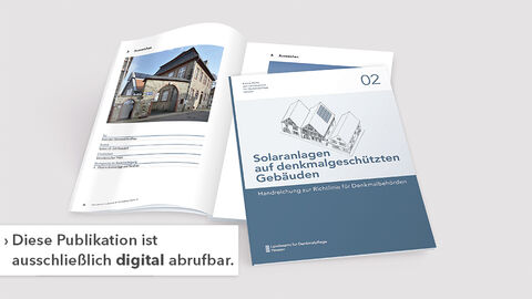 Mockup: Digitale Broschüre Cover und Innenansicht