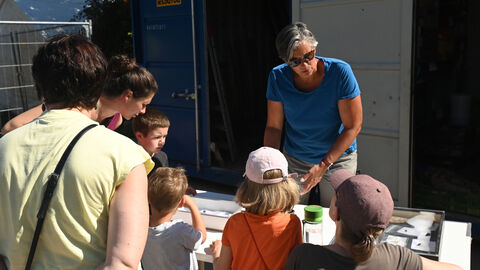 Grabungsleiterin Dr. Franka Schwellnus