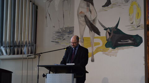 Krystian Skoczowsky auf der Bühne