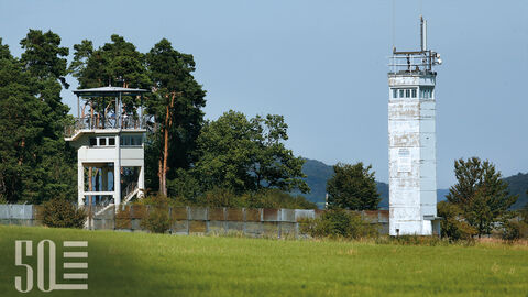 Point Alpha, einer von vier US-Beobachtungsstützpunkten an der hessischen innerdeutschen Grenze.