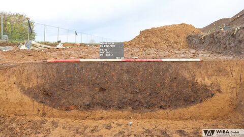 Profil einer Siedlungsgrube