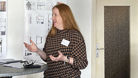 Jutta Brodt aus dem Landesamt für Denkmalpflege Hessen