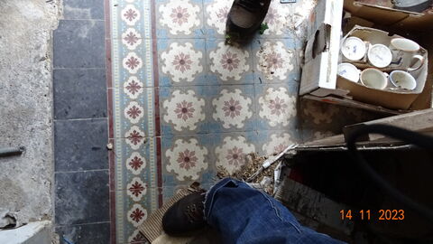 Fliesen mit buntem Muster