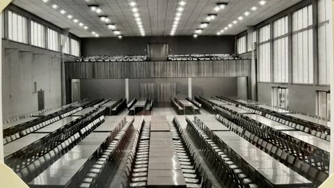 Historisches Foto des Großen Saals