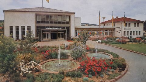 Historische Aufnahme der Odenwaldhalle