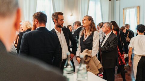 Im Anschluss an das Programm folgte ein Empfang