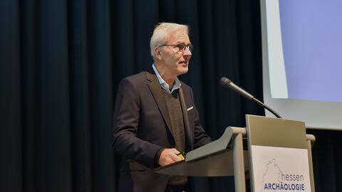In ihrem Vortrag berichteten Prof. Dr. Thomas Terberger... Prof. Dr. Thomas Terberger