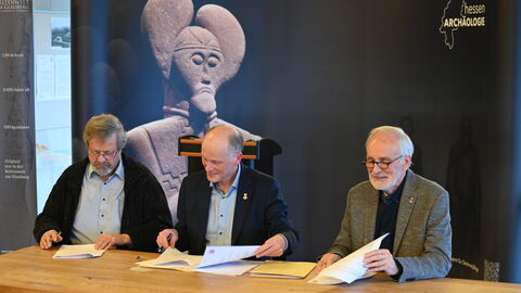 Werner Erk, Prof. Dr. Udo Recker und Walter Gasche