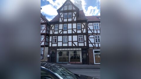 Fachwerkhaus mit drei Vollgeschossen und zwei Dachgeschossen