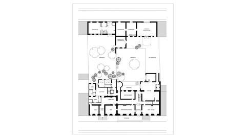 Grundriss vom Erdgeschoss