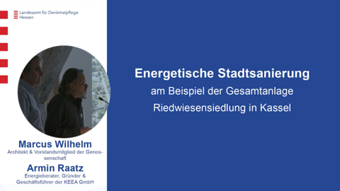Armin Raatz, Energieberater, Gründer und Geschäftsführer der KEEA GmbH und Marcus Wilhelm, Architekt und Mitglied des Vorstands der Genossenschaft