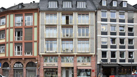 Das Haus zum goldenen Rad in Frankfurt am Main 