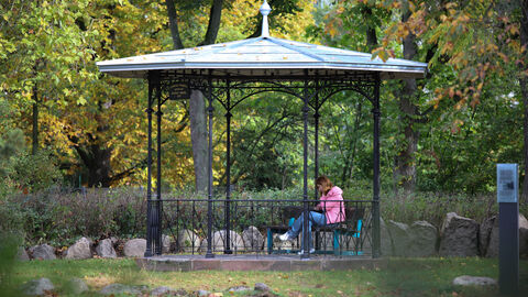 Der Wiederaufgebaute Ludwigs-Tempel Darmstadt