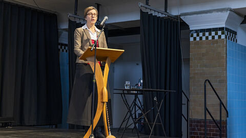 Begrüßung durch Dr. Verena Jakobi, hessische Landeskonservatorin