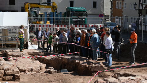 Anja Rutter mit Gruppe