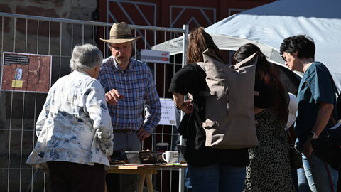 Frank Ohlrogge vom Grabungsteam.