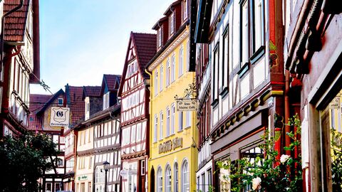 Fachwerkhäuser in den Alsfelder Gassen Fachwerkhäuser in den Alsfelder Gassen