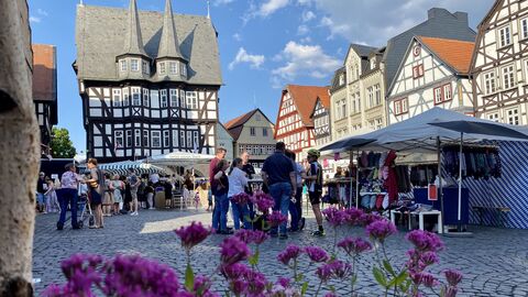 Alsfeld heute: Feierabendmarkt in Alsfeld Feierabendmarkt in Alsfeld