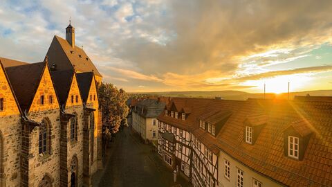 Die historische Walpurgiskirche in Alsfeld Die historische Walpurgiskirche in Alsfeld