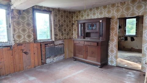 Der Dachboden ist nicht ausgebaut Dachboden mit teilweise freiligendem Fachwerk