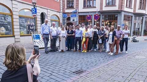 Fulda, Wohn- und Geschäftshaus, 1906 erbaut. 