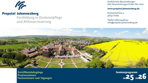 Aktuelle Fortbildungsangebote der Propstei Johannesberg gGmbH