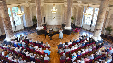 Konzert in der Rotunde des Biebricher Schlosses Konzert in der Rotunde des Biebricher Schlosses