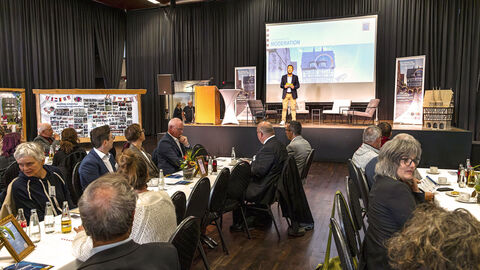 Dirk Haberkorn bei seiner Begrüßung