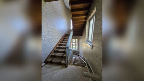 Treppenhaus Treppenhaus mit originaler Holztreppe