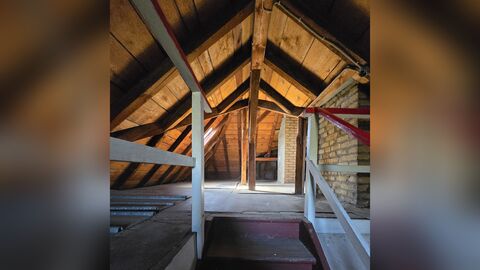 Dachstuhl Dachkonstruktion aus Holz